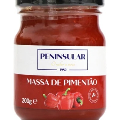 Massa de Pimentão 200g - Peninsular