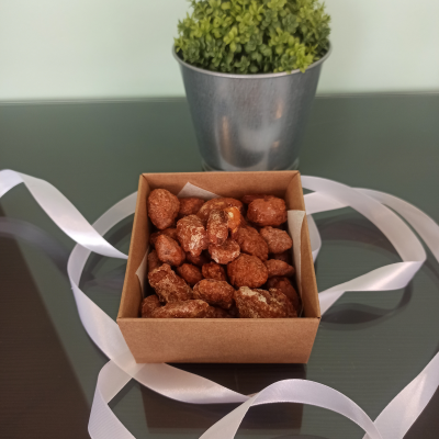 Caixa com Amêndoas Caramelizadas 150g