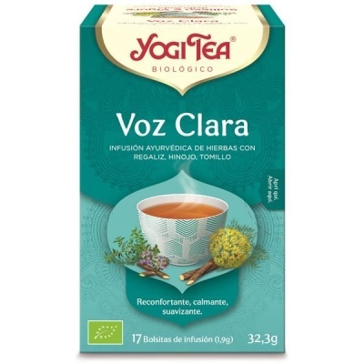 Yogi Tea Voz Clara BIO - 17 Saquetas