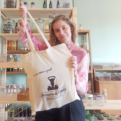 Saco 100% Algodão Mercearia da Cidade