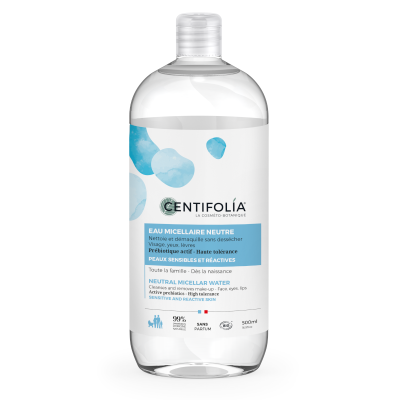 Água Micelar - Neutra - 500ml - Centifolia