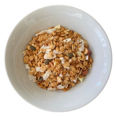 Granola de Amêndoas, Coco e Chocolate Branco 100g