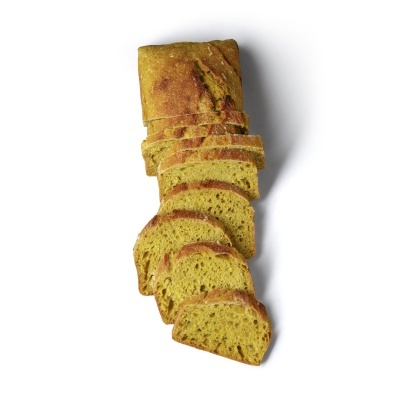 Pão de Espelta Integral com Curcuma e Pimenta Preta BIO 450g - Pachamama