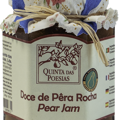 Doce de Pêra Rocha 240g - Quinta das Poesias