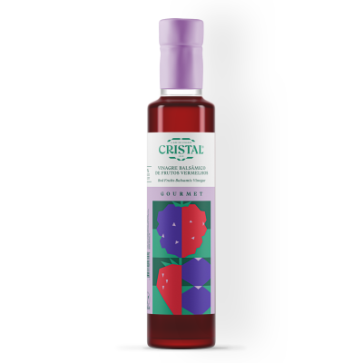 Vinagre Cristal Gourmet Balsâmico de Frutos Vermelhos 250ml