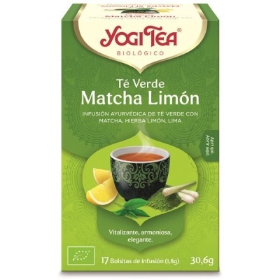 Yogi Tea Matcha e Limão BIO - 17 Saquetas