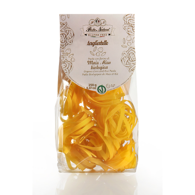 Tagliatelle de Milho e Arroz (sem glúten) BIO 250g - Pasta Natura
