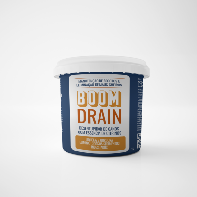 Desentupidor e Protector de Canos - Boom Drain 1L - INOKEM