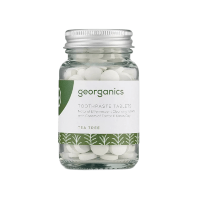 Pastilhas Dentífricas Naturais - Árvore do Chá - 120 Pastilhas - Georganics