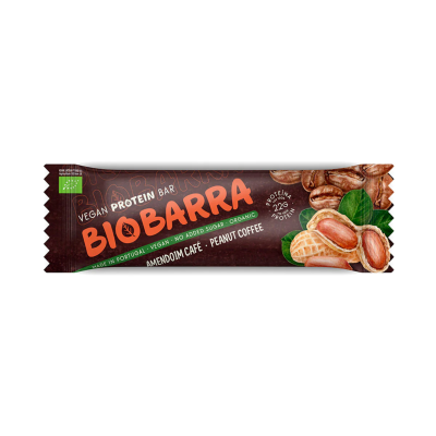 Barra Proteica BIO  de Amendoim & Café 45g - BIOBARRA