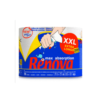 Rolo de Papel de Cozinha XXL - Renova