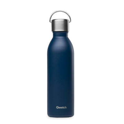 Garrafa Isotérmica ACTIVE MATT AZUL MARINHO 600ml - Qwetch