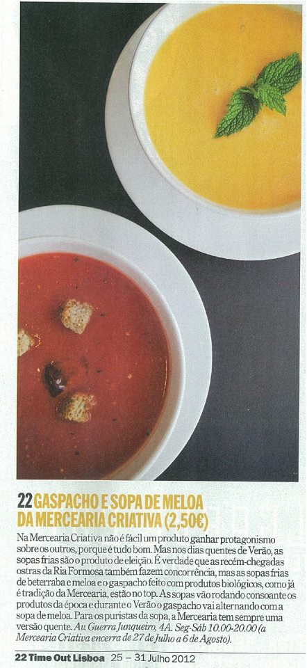 REVISTA TIME OUT · 25/07/2012