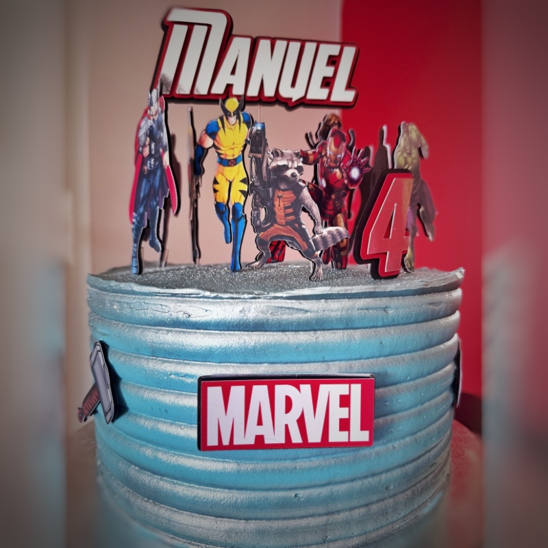 Bolo Heróis Bolo Heróis