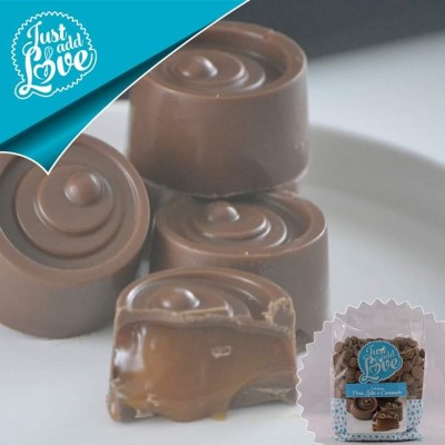 Cobertura Pura Leite e Caramelo - 100 gramas (a granel)