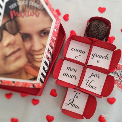 Caixa Love com foto