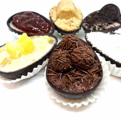 Trio de Ovos (3 mini ovos 50 gramas)