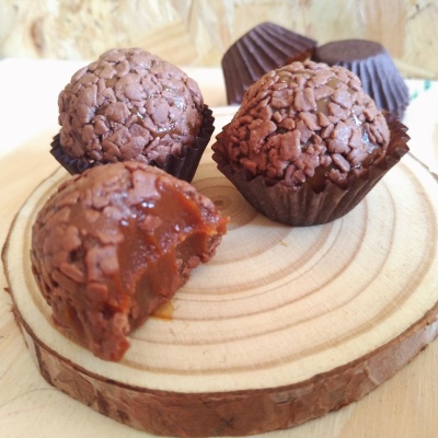 Brigadeiro de caramelo salgado