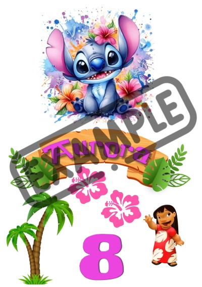 Topo de bolo para impressão