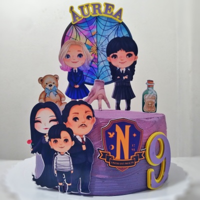 Bolo Família Addams