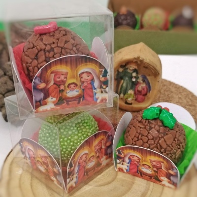 Mini Caixinha de Natal (3 unidades)