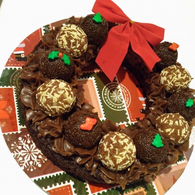 Guirlanda de Brigadeiro | Bolo ou Brownie