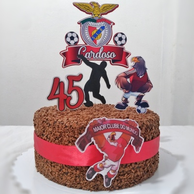 Bolo Brigadeiro Time Benfica
