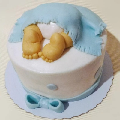 Bolo Pezinho de Bebé