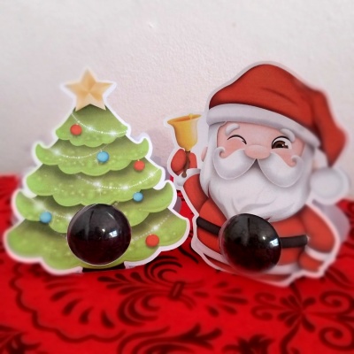 Porta Brigadeiros de Natal (8 unidades)