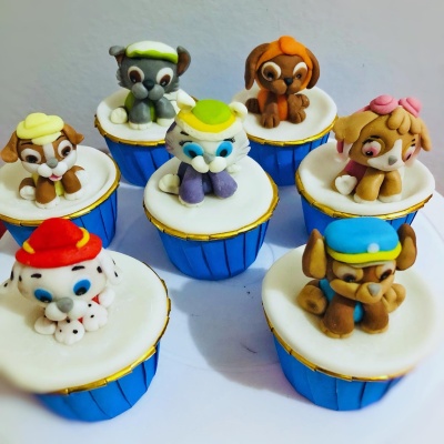 Cupcakes Personalizados Patrulha Canina (3 unidades)