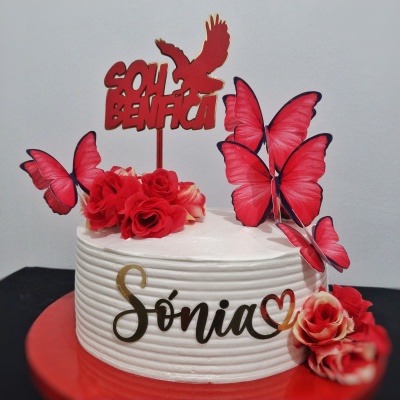 Bolo Borboletas e Flores | Benfica