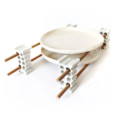 Tubo Cerâmico até 1150°C diâmetro 8mm com 410mm comprimento