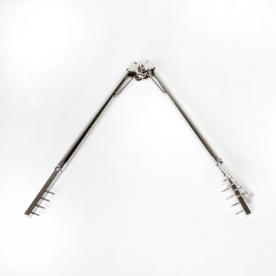 Pinça para vidrar reta com mola 28cm