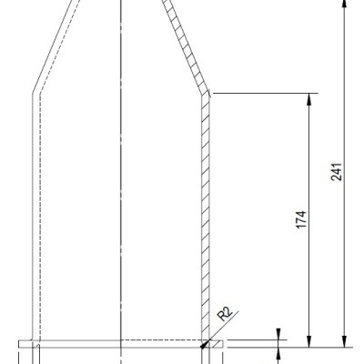 Tubeira para queimador ECLIPSE THERMJET TJ75