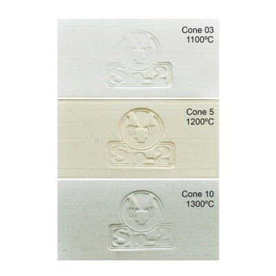 Pasta Cerâmica impressão 3D SiO-2 PRAI 3D Branca – Grés com chamote 0-0,2mm – 12,5kg