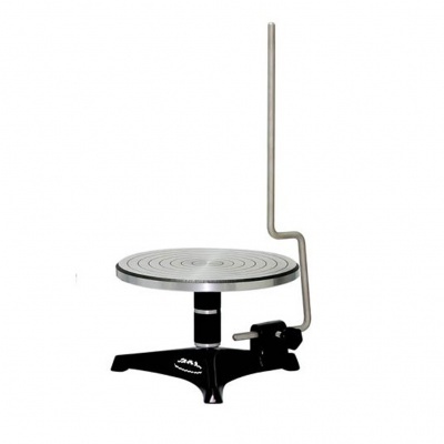 Tornilho de mesa alto prato alumínio diâmetro 28cm com suporte DAL