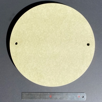 Prato de madeira para roda de Oleiro