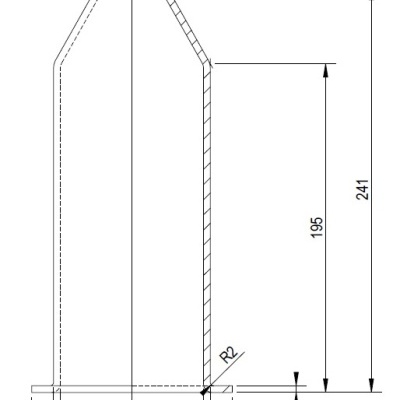 Tubeira para queimador ECLIPSE THERMJET TJ25