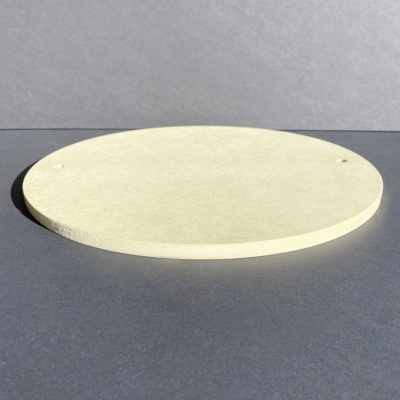 Prato de madeira para roda de Oleiro