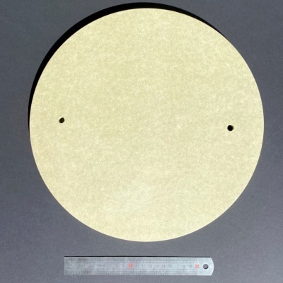 Prato de madeira para roda de Oleiro