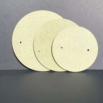 Prato de madeira para roda de Oleiro