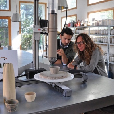 Pasta Cerâmica impressão 3D SiO-2 PRAI 3D Branca – Grés com chamote 0-0,2mm – 12,5kg