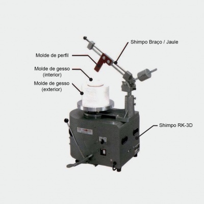 Braço Jaule Shimpo compatível com RK-3D e RK-3E (prato 300mm)