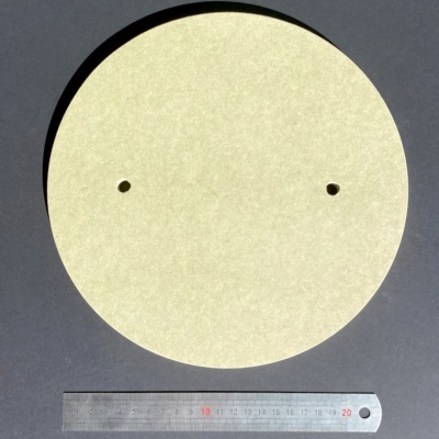 Prato de madeira para roda de Oleiro