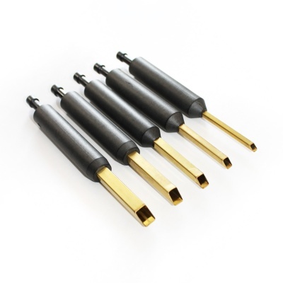 Conjunto de Vazadores Quadrados - 5 peças 4 a 8mm