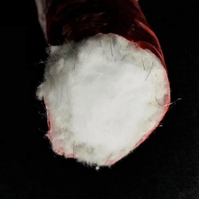 Burlete Fechado Redondo Fibra RCF 1100°C com reforço Inconel, diâmetro 30mm