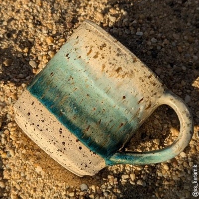 Pasta Cerâmica SiO-2 LUNA Bege com pintas – Grés com chamote 0-0,2mm – 12,5kg