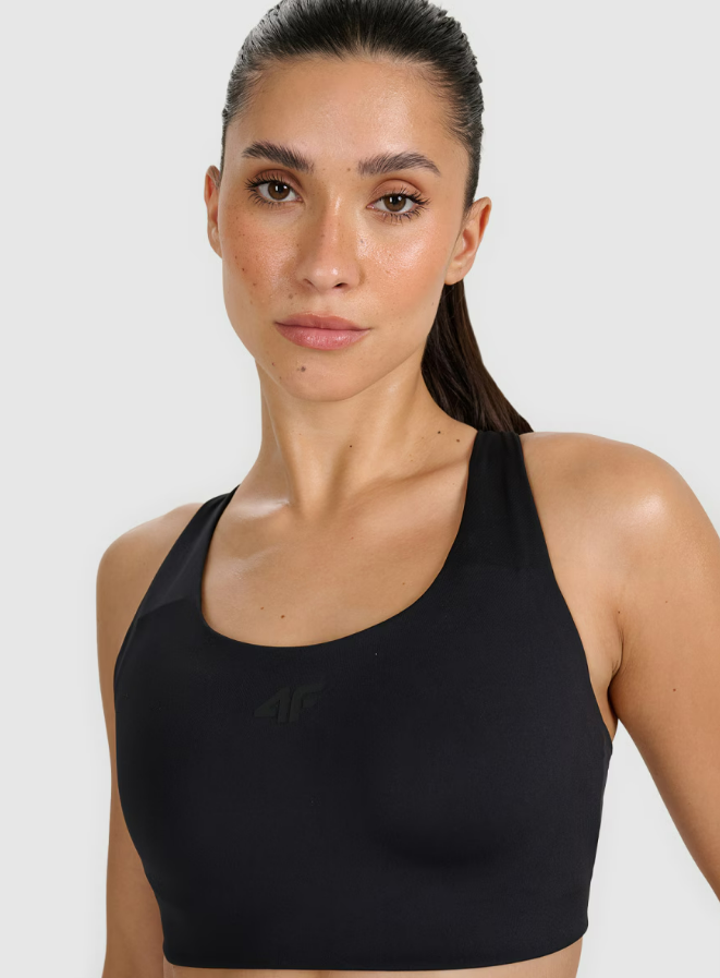 Sutiã de treino feminino de suporte médio - preto Sutiã de treino feminino de suporte médio - preto