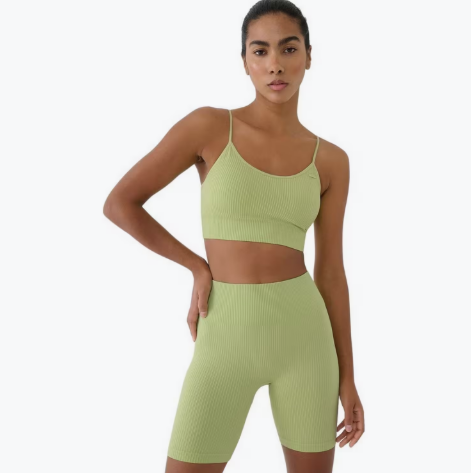 Sutiã de desporto sem costuras e de baixo apoio para senhora Sutiã de desporto sem costuras e de baixo apoio para senhora