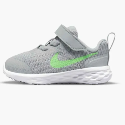 Ténis Nike Revolution 6 Cinzento e Verde para criança